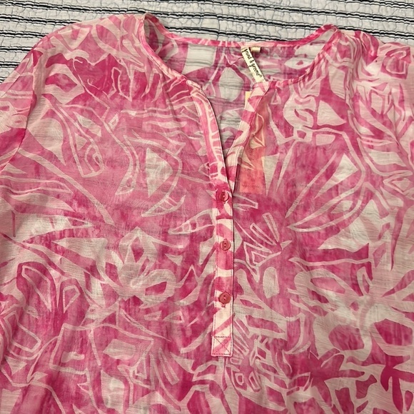 NWT Grand & Greene pink tunic top shirt size XL - Picture 13 of 16